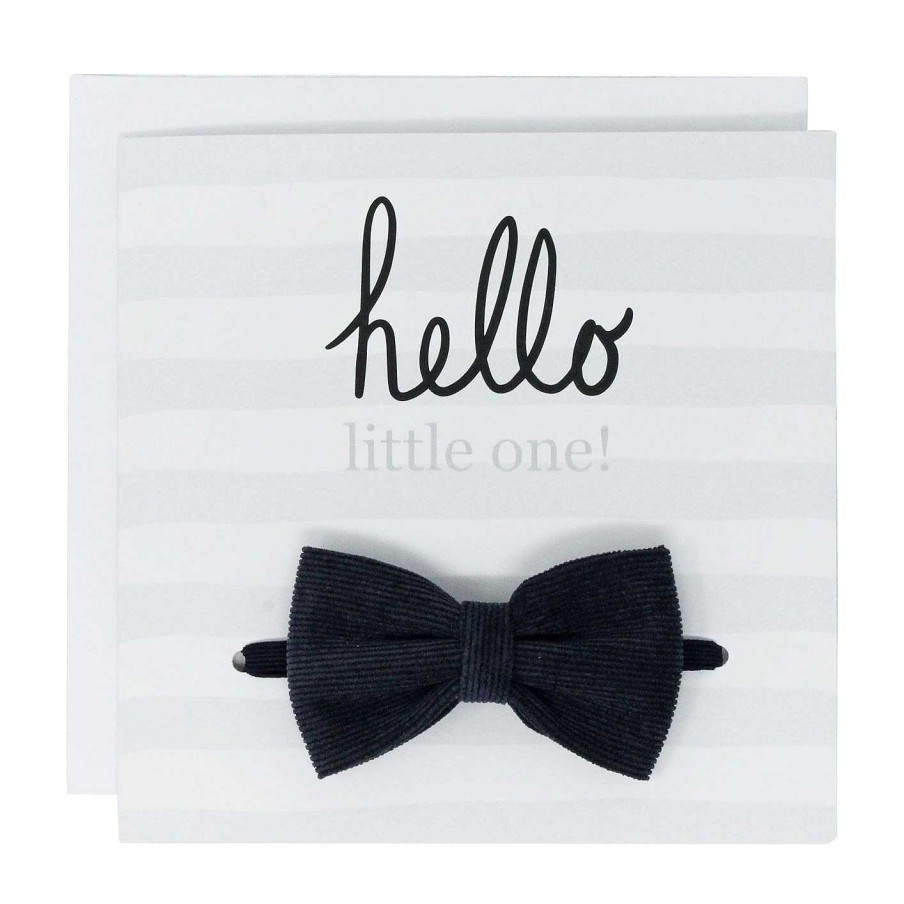 Girls Cute Cute | Hello Little One, Navy Corduroy Single Bow Tie For Boys