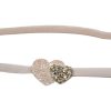 Girls Cute Cute | Two Little Cute Hearts On A Soft Elastic Headband