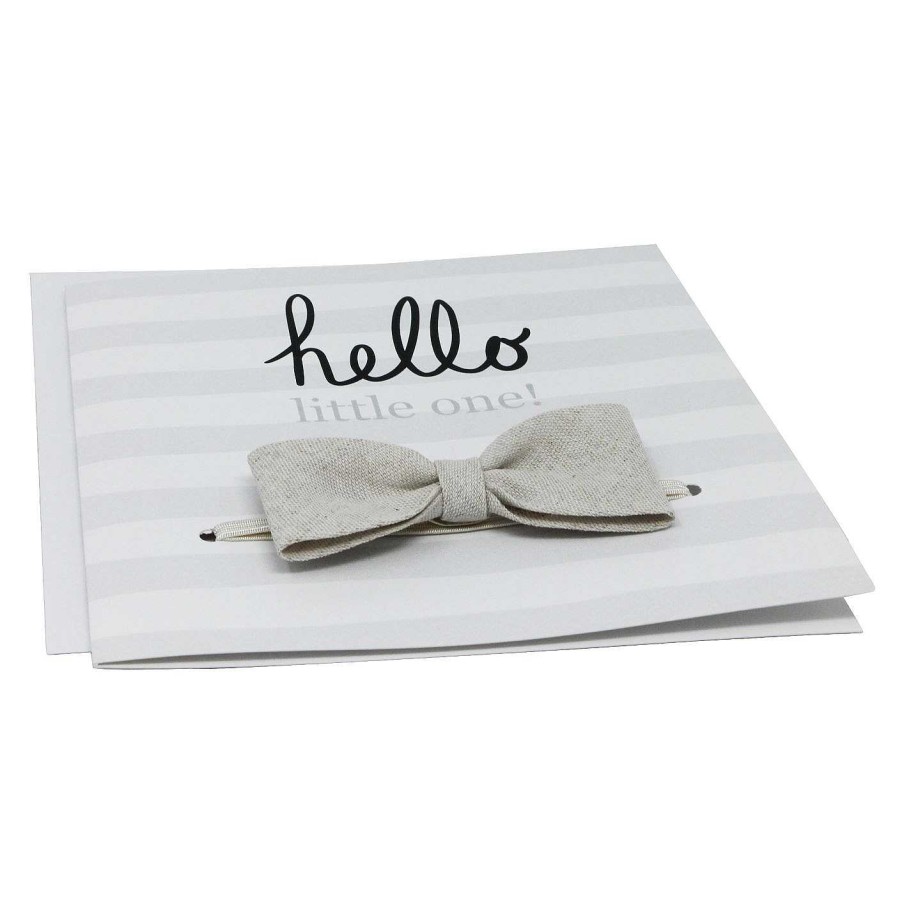 Girls Cute Cute | Hello Little One- Linen Bow Tie For Boys