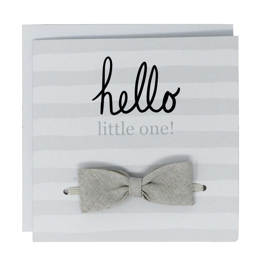 Girls Cute Cute | Hello Little One- Linen Bow Tie For Boys