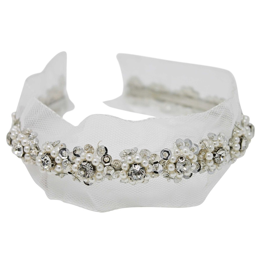 Woman Cute Cute | Lace Trim With Crystals And Pearls