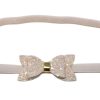 Girls Cute Cute | Blush Pink Bow On A Soft Elastic Headband